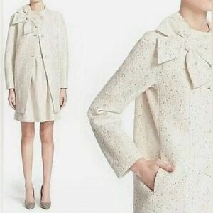 Kate Spade Dorothy Coat - Size 8 - Tweed with mini shimmer sequins